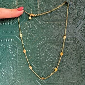 Madewell gold coin link necklace